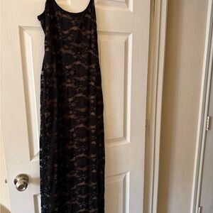 Elegant Black Lace Dress